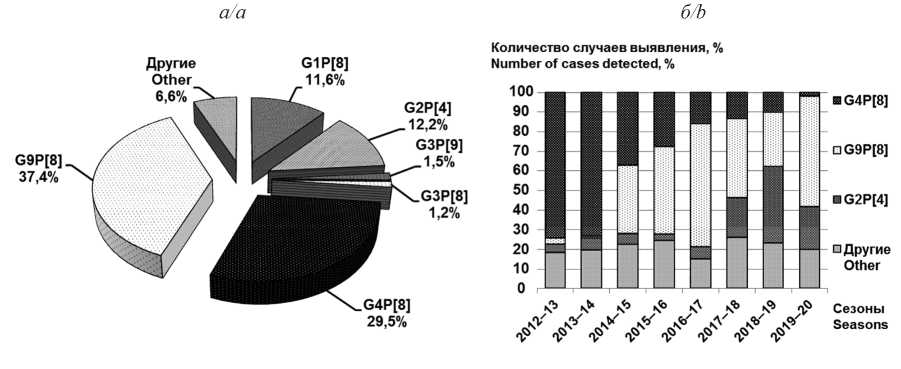 Molecular monitoring of the rotavirus (<i>Reoviridae: Sedoreovirinae: Rotavirus: Rotavirus A</i>) strains circulating in Nizhny Novgorod (2012–2020): detection of the strains with the new genetic features